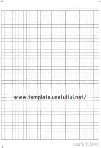 5mm方眼紙のテンプレート