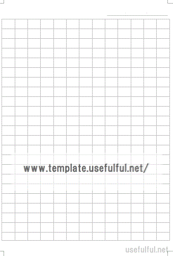 10mm方眼紙のテンプレート